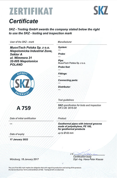 CERTYFIKAT SKZ W POLSCE