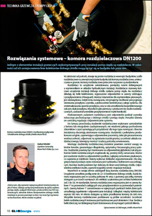 Rozwiązania systemowe - komora rozdzielaczowa DN1200